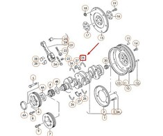VAG VW Golf Jetta Passat Audi A3 A4 alkūninio veleno traukos poveržlė 06A105637A originali