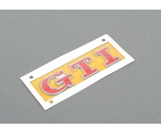 VAG VW Golf Mk7 2013- GTI galinis raudonas užrašas Emblema originalus 5G0853675ACJZQ
