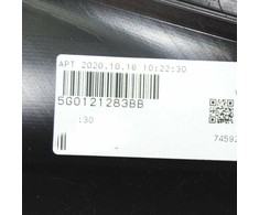 VAG VW GOLF MK7 5G Papildomas aušinimo skysčio radiatoriaus kairysis oro kanalas originalus 5G0121283BB