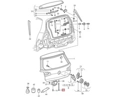 VAG VW GOLF MK7 PASSAT Vandens išleidimo vamzdžio žarnelė originali 510827861A