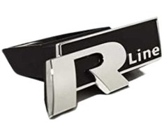 VAG VW GOLF MK7 R priekinis bamperis radiatoriaus grotelės emblema ženkliukas originalus 5G0853948E