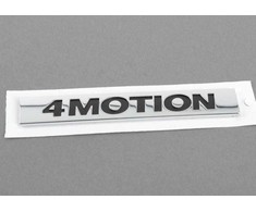 VAG VW Golf Passat Tiguan 4Motion juodas užrašas emblema emblema originali 5K0853675SFXC