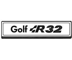 Vag Vw Golf R32 Valstybinės Numerio Ženklo Raidės Originalus ZCP905031