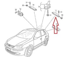 VAG VW GOLF VI 5K1 Bagažinės Antenos Stiprintuvas 5K0035552H Naujas Originalus