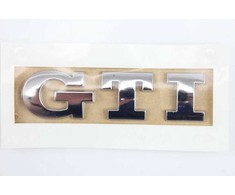 VAG VW GTI Golf 5 6 Užrašas Emblema Volkswagen logotipas Ženkliukas Chrome Galinis originalus 1K0853675BJ739