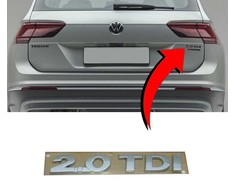 VAG VW High Chrome 2.0 TDI Inscription originalus 5TA8536752ZZ