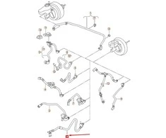 VAG VW JETTA A6 vakuumo vamzdis su atbuliniu vožtuvu originalus 561612041C