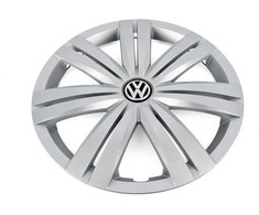 VAG "VW Jetta Mk6" 15- ratų centrinio rato dangtelis chromuotas juodas originalus 5C0601147EQLV