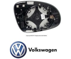 VAG VW Jetta Passat 06-10 vairuotojo kairės pusės durelių veidrodžio stiklas 5M0857521D originalus