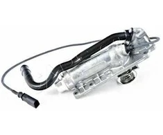 VAG Aušinimo Skysčio Reguliatoriaus Korpusas AUDI A8 2003-2010 VW PHAETON 2002-2016 VW TOUAREG 2002-2010 Originalus 07D121111AP