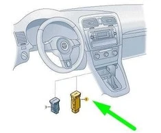 VAG VW Polo Derby Vento Ind Vento USB lizdas su dangteliu originalus 6C0035726C