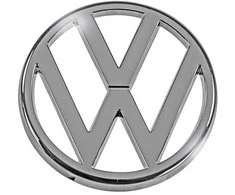 VAG VW priekinės grotelės emblema chromuota originali 321853601