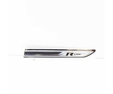 VAG VW priekinių kairės pusės durų emblema R-Line originali 3G8853689GDPJ