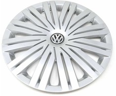 VAG VW ratų stebulės dangtelio apdaila sidabrinė 15 colių originali 6C0601147CYTI