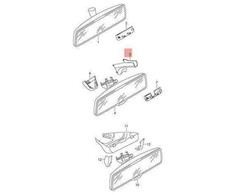 VAG Satino Juodos Spalvos Dangtelis Volkswagen Sharan Seat Alhambra Originalus 7N0955737B9B9