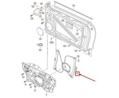 VAG VW SCIROCCO MK3 Kairės Priekinės Durų Langų Reguliatorius 1K8837461G NAUJAS ORIGINALUS