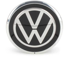 VAG VW Stebulės Dangtelis Juodas Chromas Originalus 1S0601149JFOD