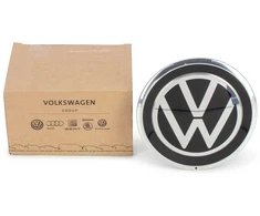 VAG VW Stebulės Dangtelis Juodas Chromas Originalus 1S0601149JFOD