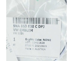 VAG VW TIGUAN AD MK2 galinė emblema su ženkliuku originali 5NA853630CDPJ