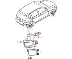 VAG VW Tiguan Allspace 0T1 BW2 laikiklis 5NA907455 Originalus