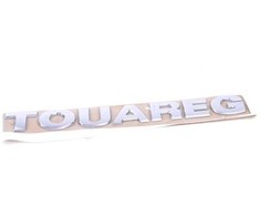 VAG VW Touareg 2011- Galinė vardinė lentelė su užrašu Emblema Originali 7P6853687739