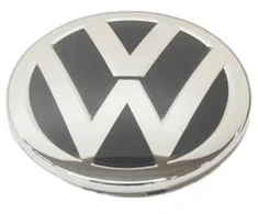 VAG VW Touareg aukštas chromo/juodas priekinis radiatoriaus emblema originali 760853601DJZA