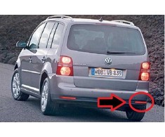 VAG VW Touran galinis dešinysis atšvaitas Galinio žibinto atšvaitas 1T0945106A originalus
