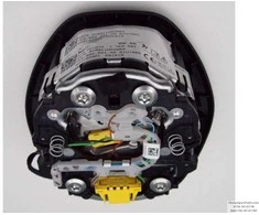 VAG VW Transporter Juodo Titano Vairo Įdėklas Originalus 7E0880201AS81U