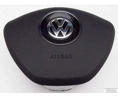 VAG VW Transporter Juodo Titano Vairo Įdėklas Originalus 7E0880201AS81U