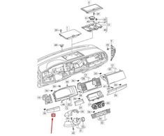 VAG VW TRANSPORTER T6 Dešinės prietaisų skydelio apdailos dalis RHD 7E6857116JP9 NAUJA ORIGINALI