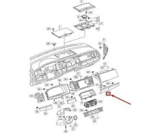 VAG VW TRANSPORTER T6 Kairės prietaisų skydelio apdailos dalis RHD 7E6857115JP9 NAUJA ORIGINALI