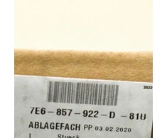 VAG VW TRANSPORTER T6 prietaisų skydelio centrinė daiktadėžė RHD originali 7E6857922D81U