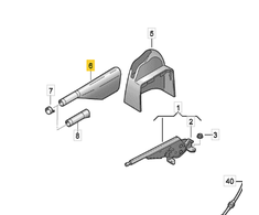 VAG VW Transporter T6/T6.1 Caravelle Multivan California rankena originali 7E071146130T