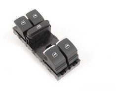 VAG VW vairuotojo priekinis pagrindinis elektrinis langų jungiklis 5K4959857AXSH originalus