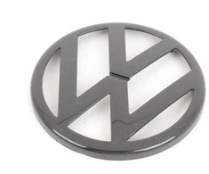 VAG VW ženklas Golf 4 IV juodos spalvos priekinės grotelės priekinė emblema su logotipu 1J0853601A041 originali