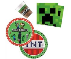 Vienkartinių indų rinkinys - MINECRAFT