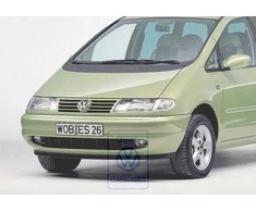 Volkswagen Sharan 7M 1996 2000 VAG Chrominis Emblema Originalus 7M0853601MDRR