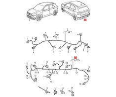 Volkswagen T Cross C1 2019 VAG Priekabos Elektros Aparatas Originalus 2GM971104H