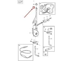 Volvo 242 244 264 760 740 240 940 960 850 S70 1976 - 2000 Šiaurės antenos stiebas