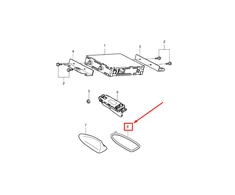 Volvo C30 C70 S40 S60 Antenos Gasket Originalus 31282106