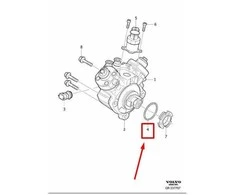 VOLVO C30 Variklio Įpurškimo Siurblio Sandariklis 31259208 NAUJAS ORIGINALUS