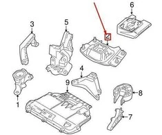 VOLVO C30 variklio kairysis laikiklis 31316498 NAUJAS GENUINALUS