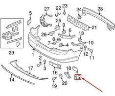 VOLVO C70 MK2 galinio bamperio vilkimo akies dangtelis 39864067 NAUJAS GENUINALUS