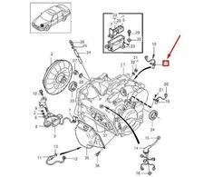 "Volvo" C70 S70 V70 1999-2004 m. automatinis greičio jutiklis originalus 9495008
