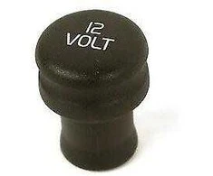 "Volvo" cigarečių žiebtuvėlio 12V įtampos prievado kištuko dangtelis juodas originalus 8685460