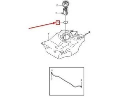VOLVO S60 MK1 Kuro siurblio tarpinė originali 9141498