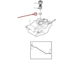 VOLVO S60 MK1 Kuro siurblio tarpinė originali 9141498