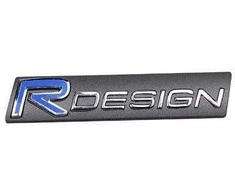 VOLVO S60 MK2 priekinio bamperio grotelės R-Design emblema Originali 31386485