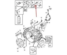 VOLVO S80 MK2 Automatinės transmisijos nuleidimo kamštis 30713219 NAUJAS GENINALUS