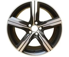 "Volvo S90 V90" 18 colių "R-Design" lengvojo lydinio ratlankio ratlankis matinės juodos spalvos, pjaustytas originalus 31445302